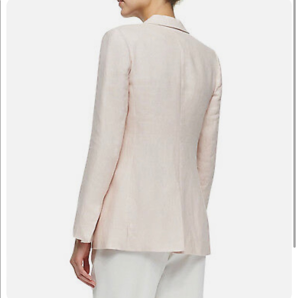 H&M linen single button blazer